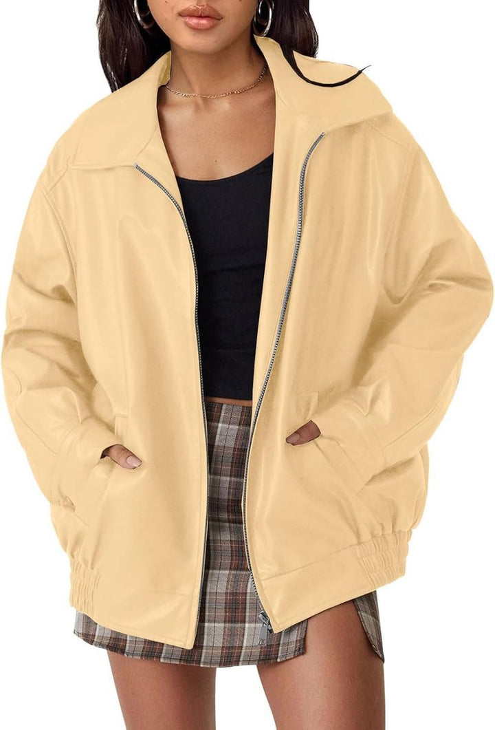 NICOLA™ - ELEGANT RELAXED BOMBER JACKET