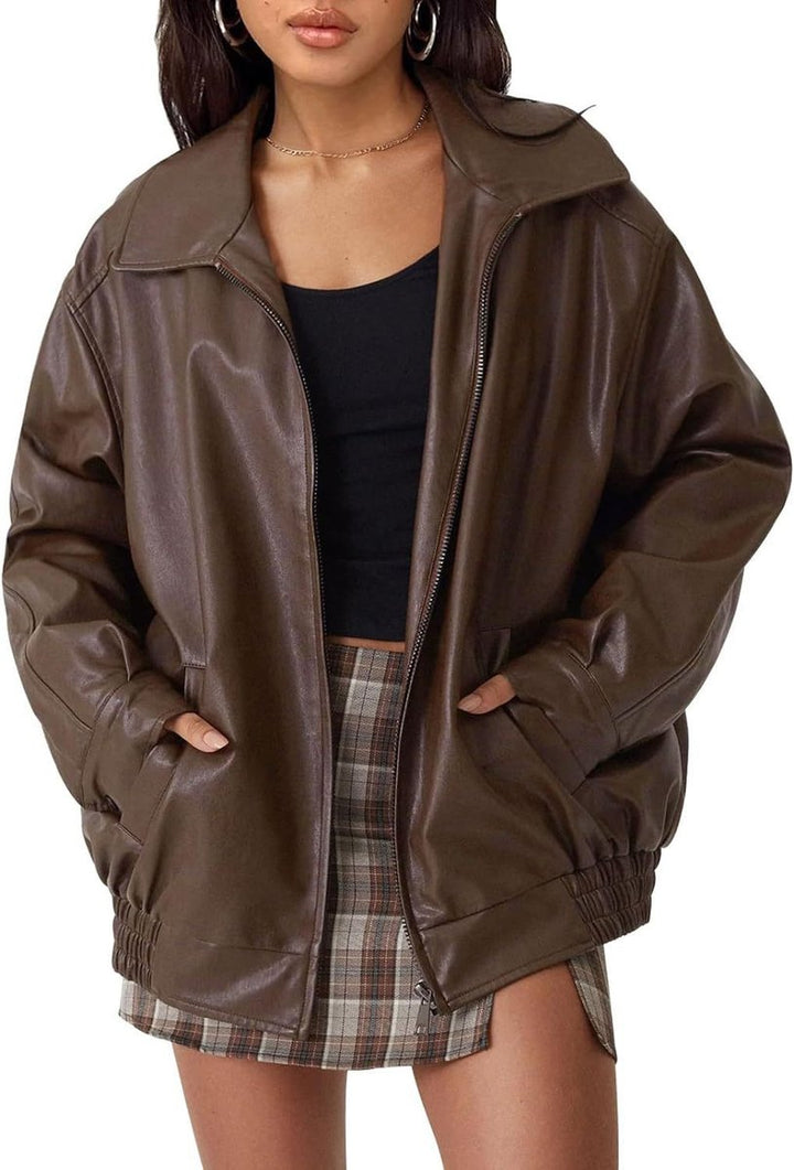 NICOLA™ - ELEGANT RELAXED BOMBER JACKET