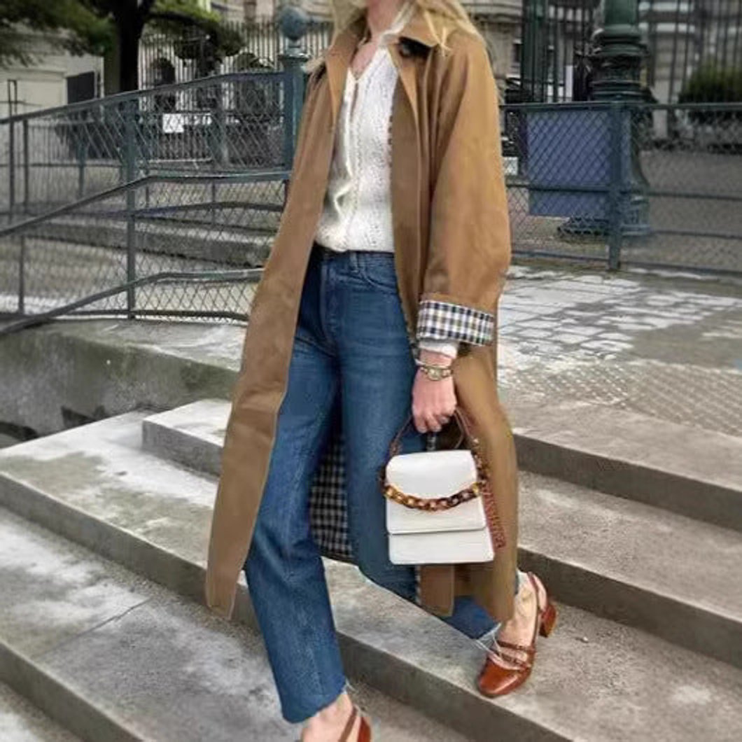 LUCIA™ - ELEGANT OVERSIZED TRENCH COAT