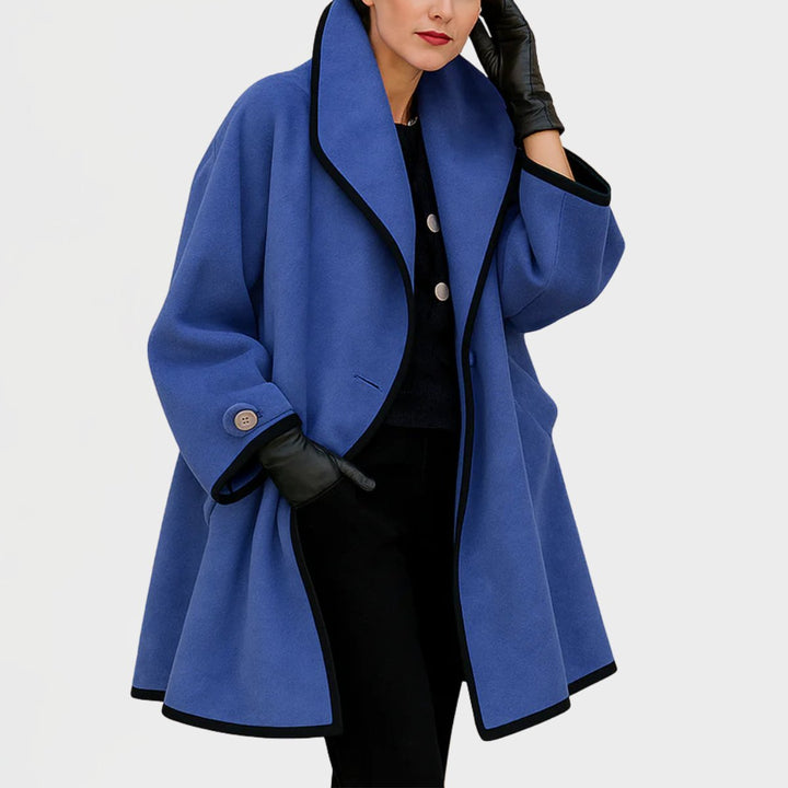 FLORA™ - OVERSIZED CONTRAST-TRIM COAT