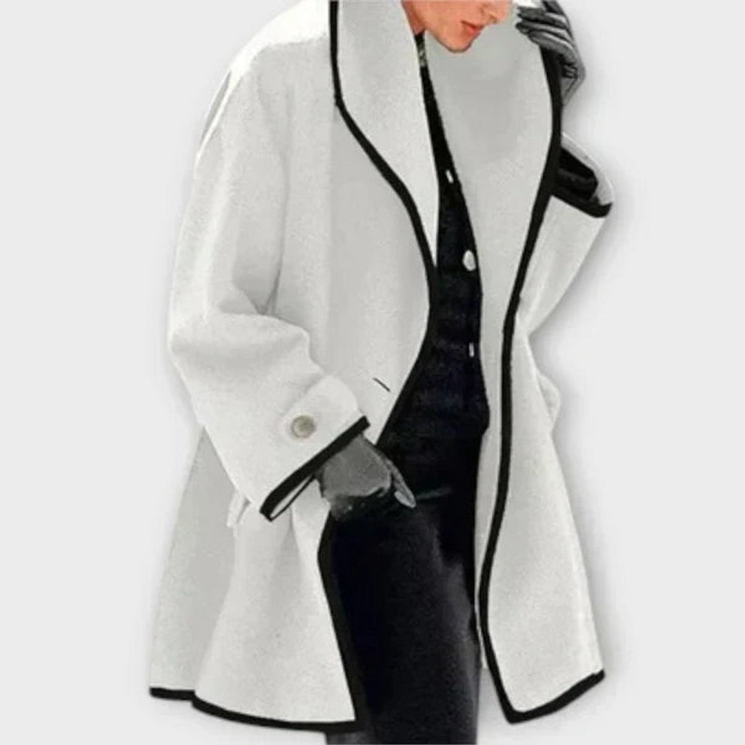 FLORA™ - OVERSIZED CONTRAST-TRIM COAT