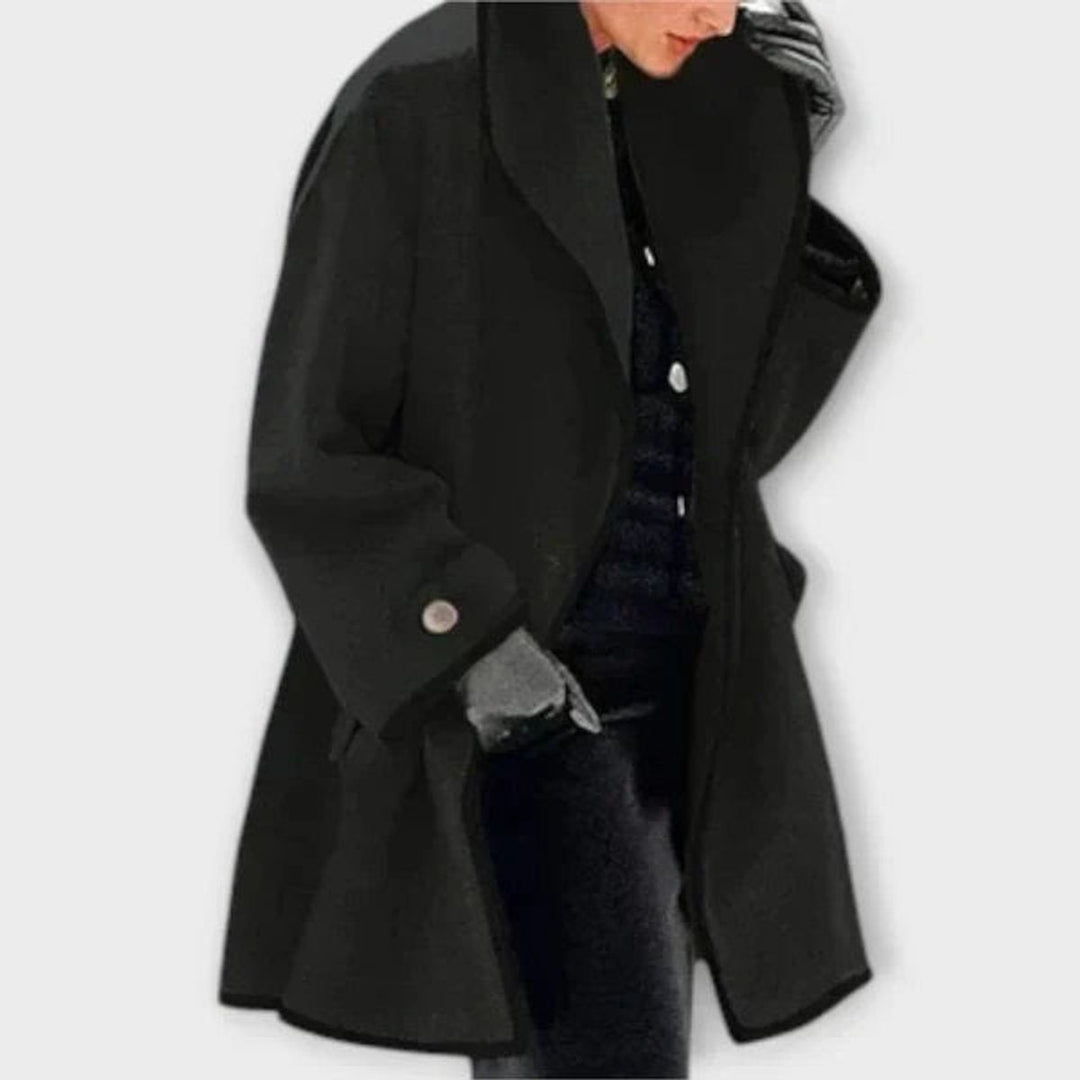 FLORA™ - OVERSIZED CONTRAST-TRIM COAT