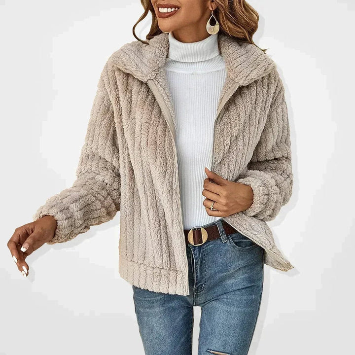 ROBERTA™ - ELEGANT COZY ZIP-UP JACKET