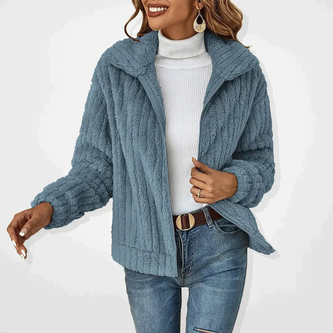 ROBERTA™ - ELEGANT COZY ZIP-UP JACKET