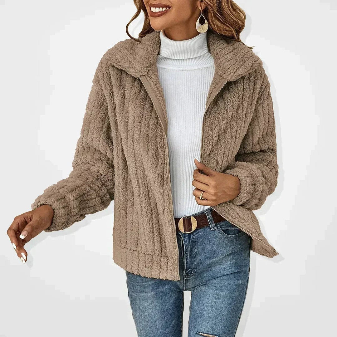 ROBERTA™ - ELEGANT COZY ZIP-UP JACKET