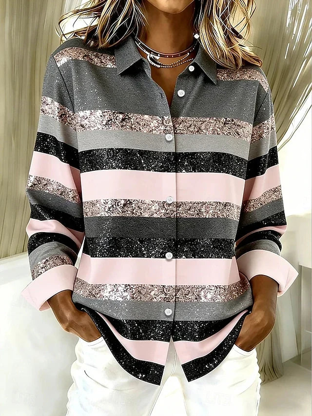 EVANCLINE™ - ELEGANT CASUAL COMFORT BLOUSE